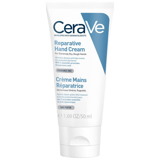 Crème Mains Réparatrice Hydratante CERAVE le tube de 50mL