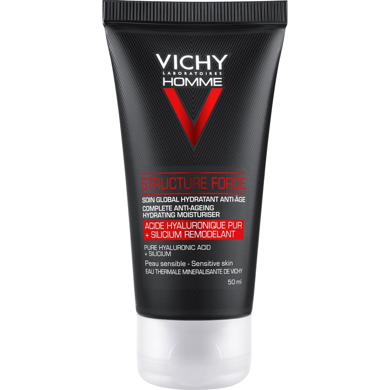 Gel à Raser Visage Homme Peau Sensible Anti-Irritations Hypoallergénique VICHY LABORATOIRES le tube de 50mL