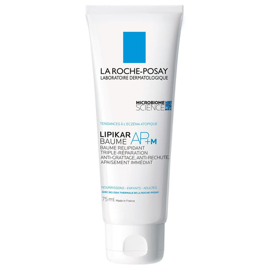 Baume Corps Anti-Irritation Anti-Grattage Peaux Très Sèches à Tendance Atopique Lipikar AP+M LA ROCHE-POSAY le tube de 75mL
