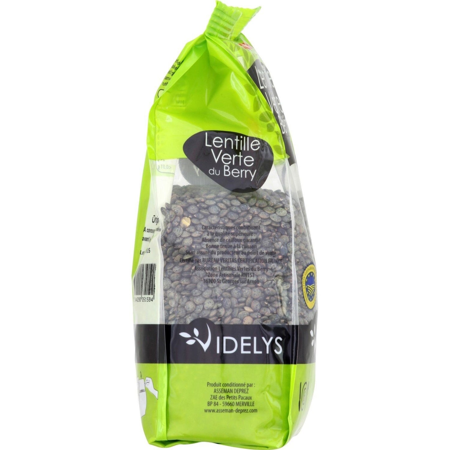 Green Lentils from Berry Label Rouge VIDELYS