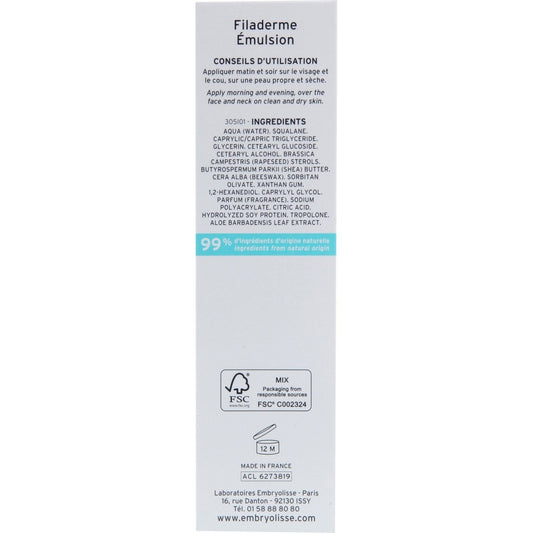 Filaderme Nourishing Emulsion EMBRYOLISSE Care