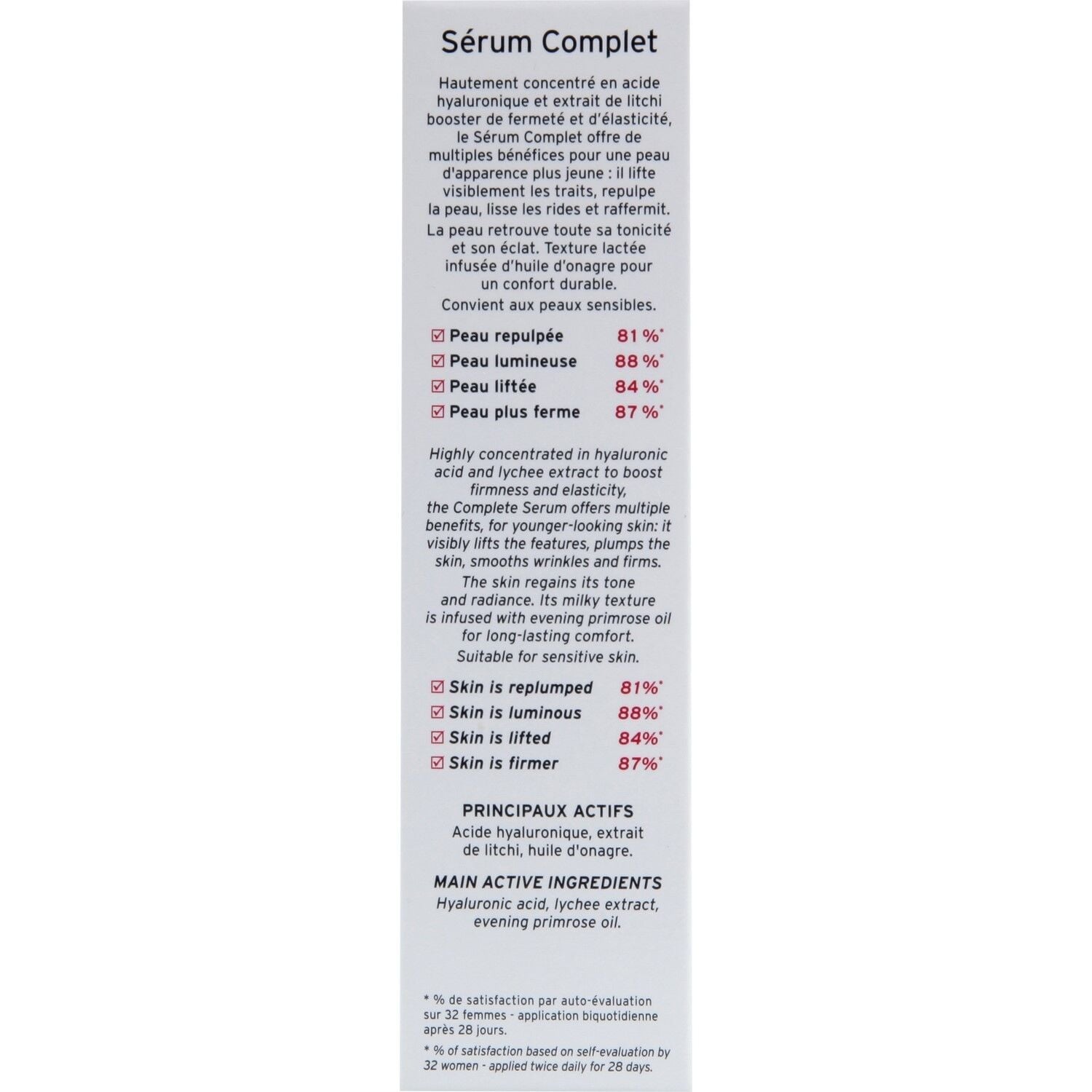 Sérum Hydratant Anti-âge Tous Types de Peau EMBRYOLISSE 