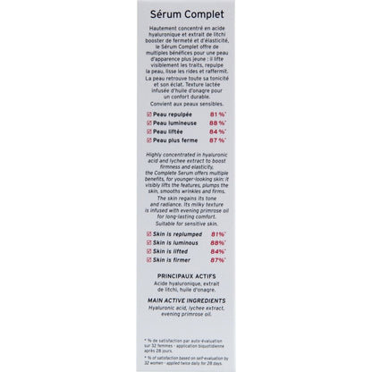Sérum Hydratant Anti-âge Tous Types de Peau EMBRYOLISSE 
