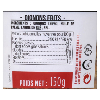 Oignons Frits CLASSIC FOODS
