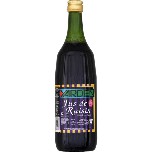Jus de Raisin Casher Sans Sucres Ajoutés YARDEN