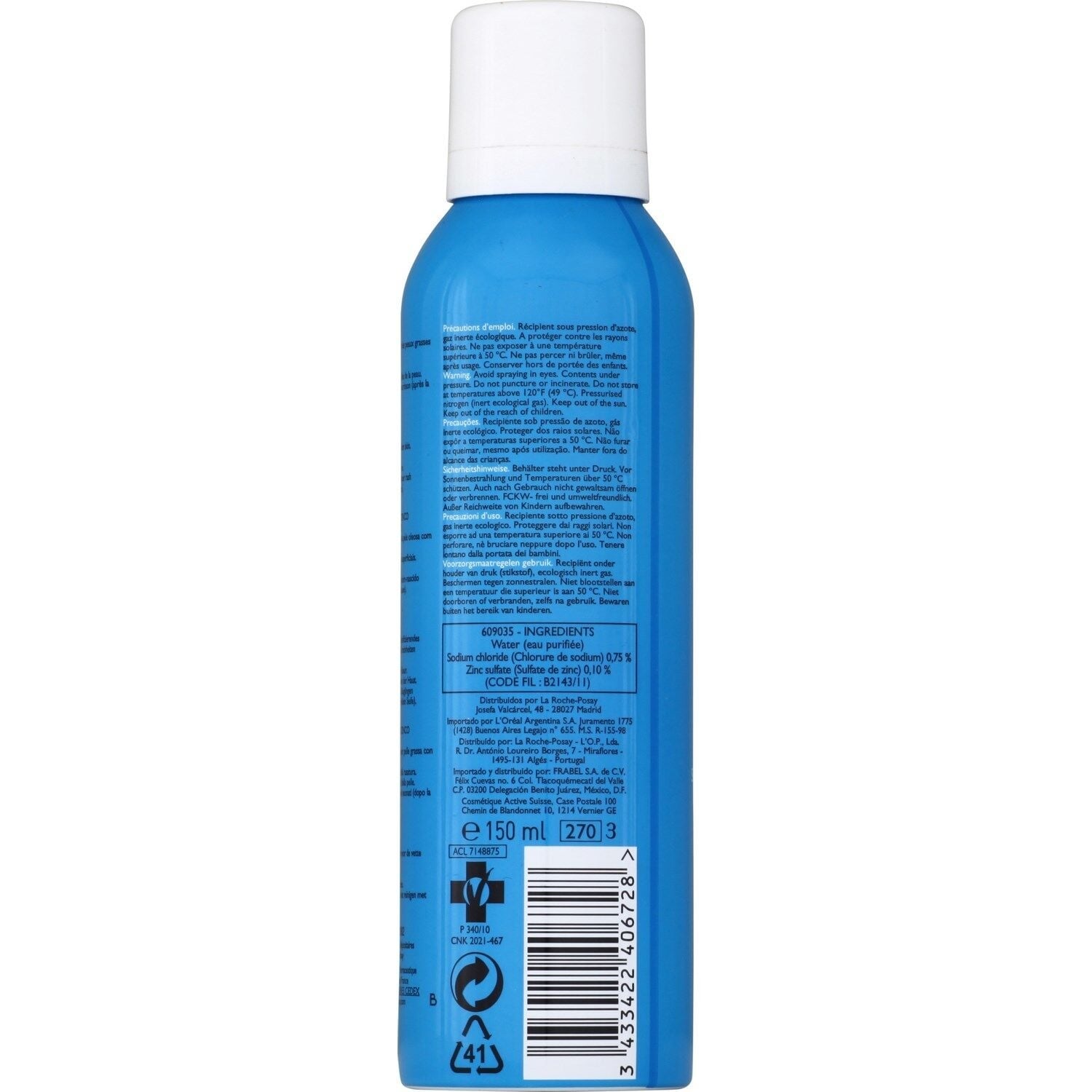 Brume Visage Purifiant Apaisant Serozinc LA ROCHE POSAY 