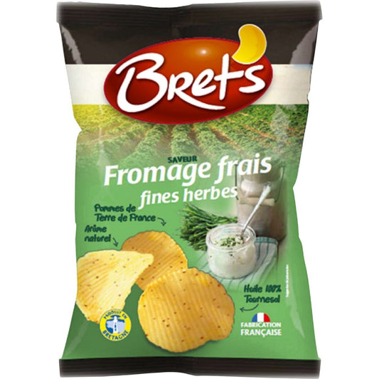 Chips Fromage Frais et Fines Herbes BRET'S le paquet de 125 g