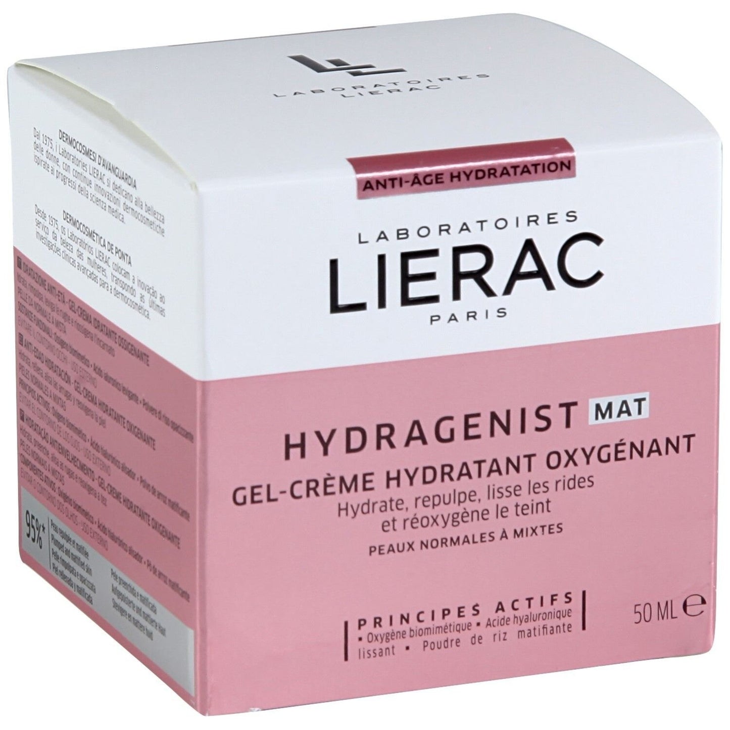 Gel Crème Visage Hydratant LIERAC le pot de 50mL