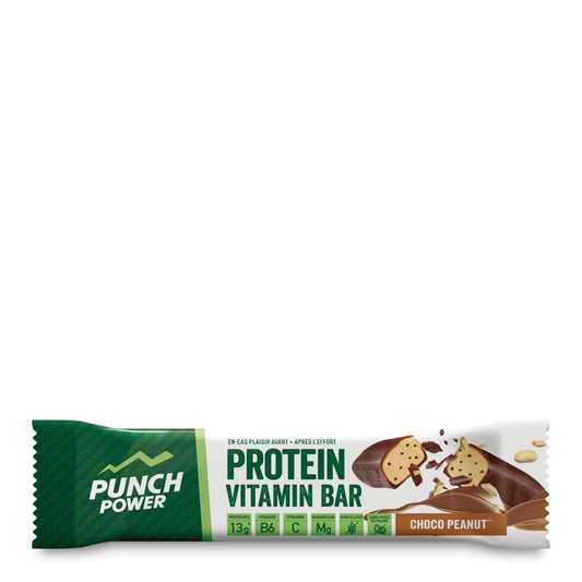 Barre Protéine Vitamines Chocolat Cacahuète PUNCH POWER