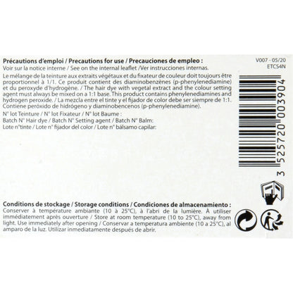 Coloration Permanente 4N Châtain Naturel Sans Ammoniaque Color et Soin 3 CHENES 