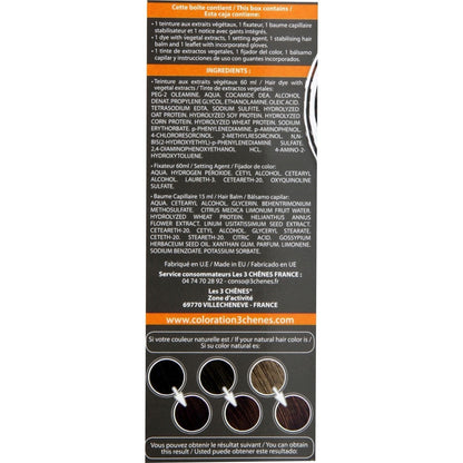 Coloration Permanente 4B Châtain Brownie Sans Ammoniaque Color et Soin 3 CHENES 