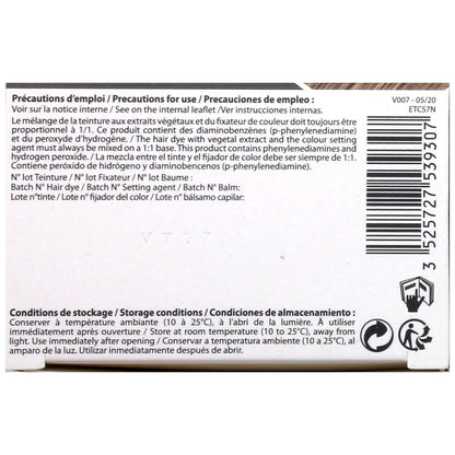 Coloration Permanente 7n Blond Noisette Sans Ammoniaque Color et Soin 3 CHENES