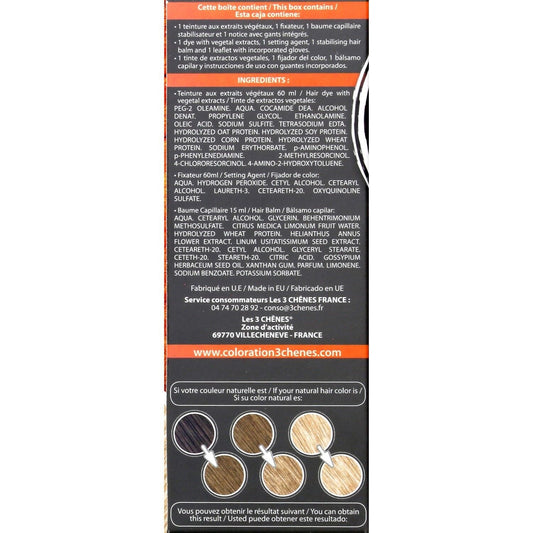 Coloration Permanente 9n Blond Miel Sans Ammoniaque Color et Soin 3 CHENES