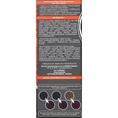 Coloration Permanente 4m Châtain Acajou Sans Ammoniaque Color et Soin 3 CHENES
