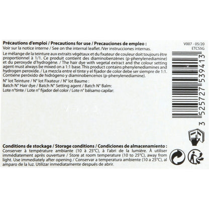 Coloration Permanente 5G Châtain Clair Doré Sans Ammoniaque Color et Soin 3 CHENES 