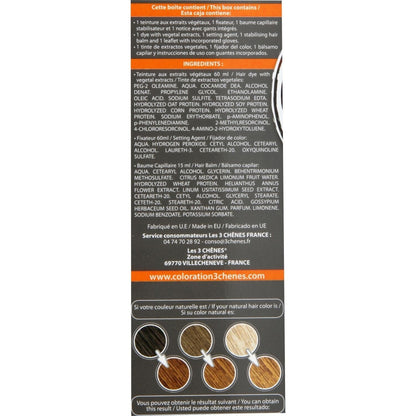 Coloration Permanente 7G Blond Doré Sans Ammoniaque Color et Soin 3 CHENES 
