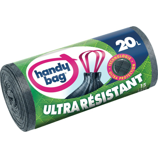 Sac Poubelle Ultra-Résistant 20L HANDY BAG