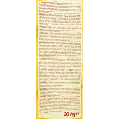 Croquettes pour chiens adultes au bœuf et aux pois pour chiens de plus de 10kg Pour Chien Adulte Medium +10kg Boeuf Légumes Vitalive COMPANINO 