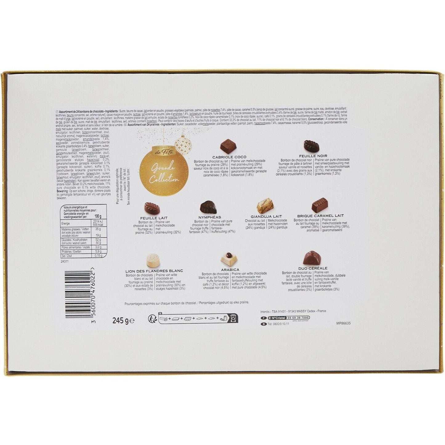 Alcohol-Free Chocolate FESTIVE SPIRIT