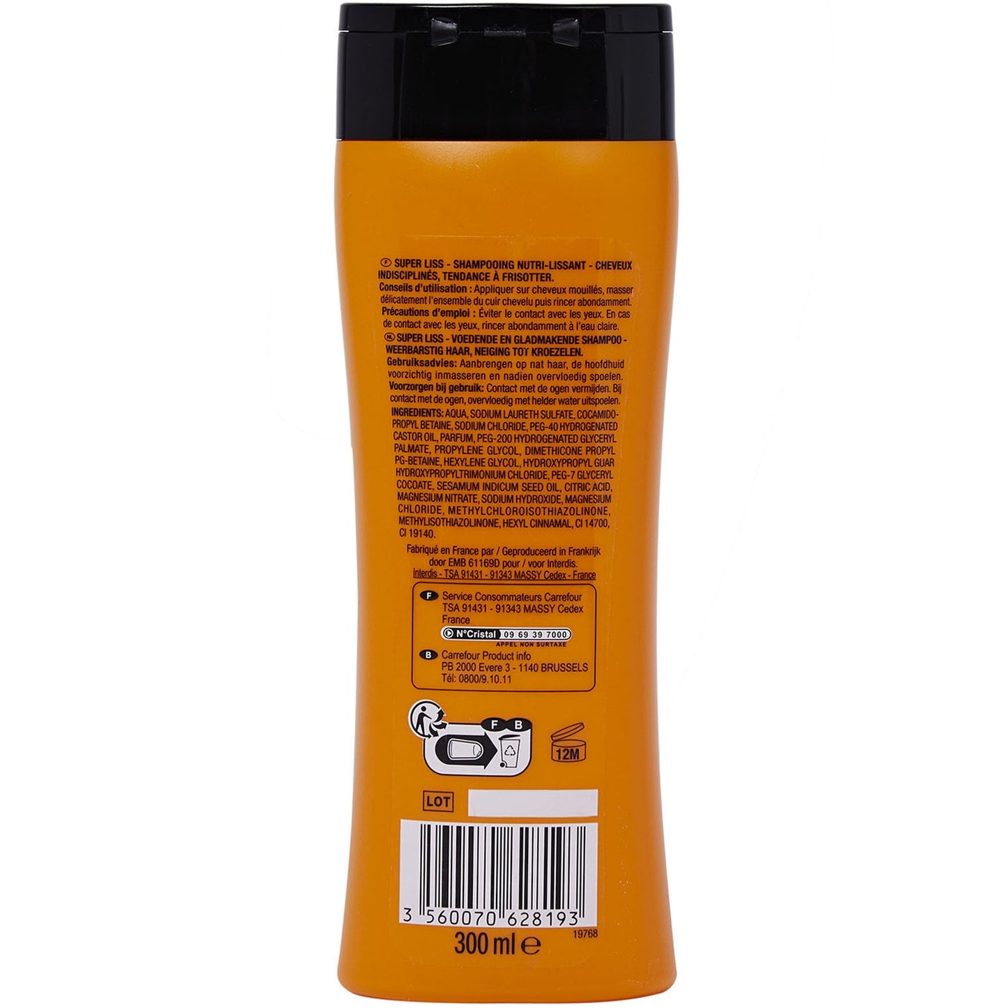 SCIENCE Shampoo for Unruly Hair with a Tendency to Frizz