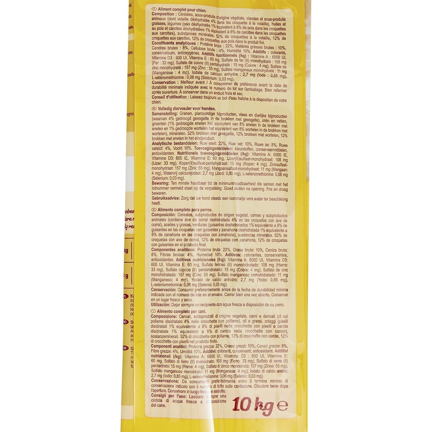 Croquettes Pour Chien Adulte Medium +10kg Volaille Légumes COMPANINO 