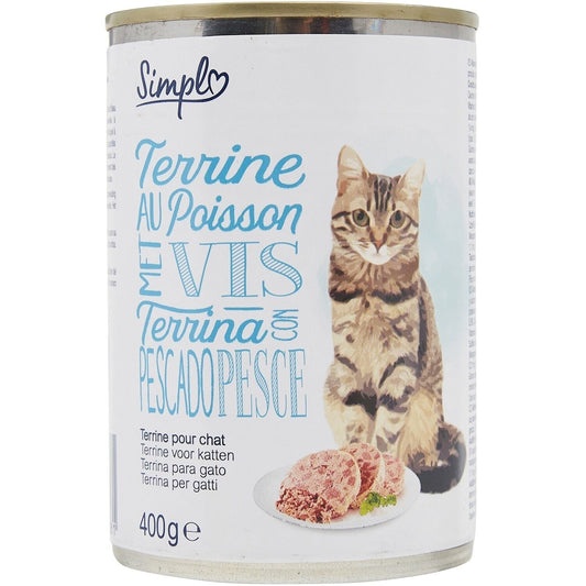 Pâtée Pour Chat Adulte Poisson PP BLANC 