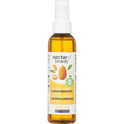Huile Sèche Corps Argan Amande Douce Satinante NECTAR OF BEAUTY