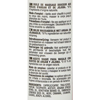 Huile Massage Argan Jojoba Tous Types de Peaux NECTAR OF BEAUTY