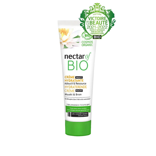 Crème Hydratante Nénuphar Blanc NECTAR OF BIO le tube de 50mL