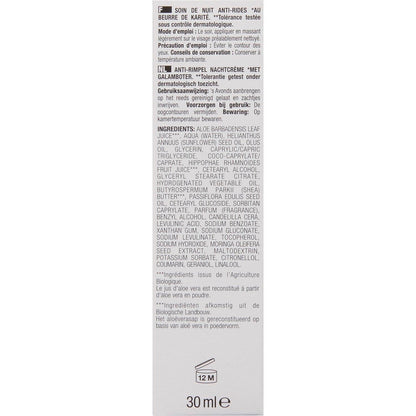 Crème Anti-Rides Nuit NECTAR OF BIO