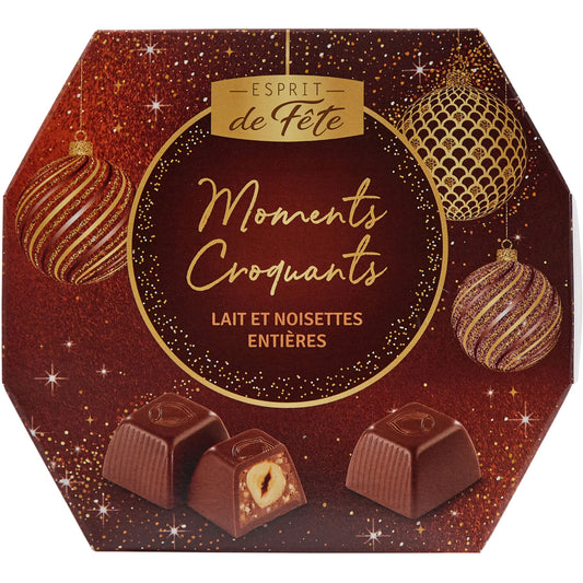Milk Chocolates and Whole Hazelnuts SPIRIT DE FETE