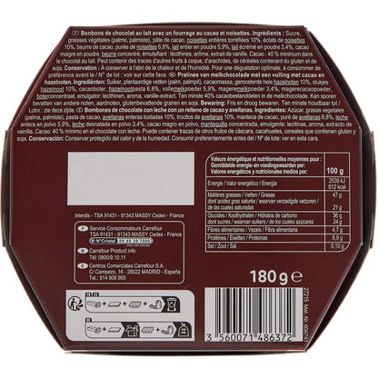 Milk Chocolates and Whole Hazelnuts SPIRIT DE FETE