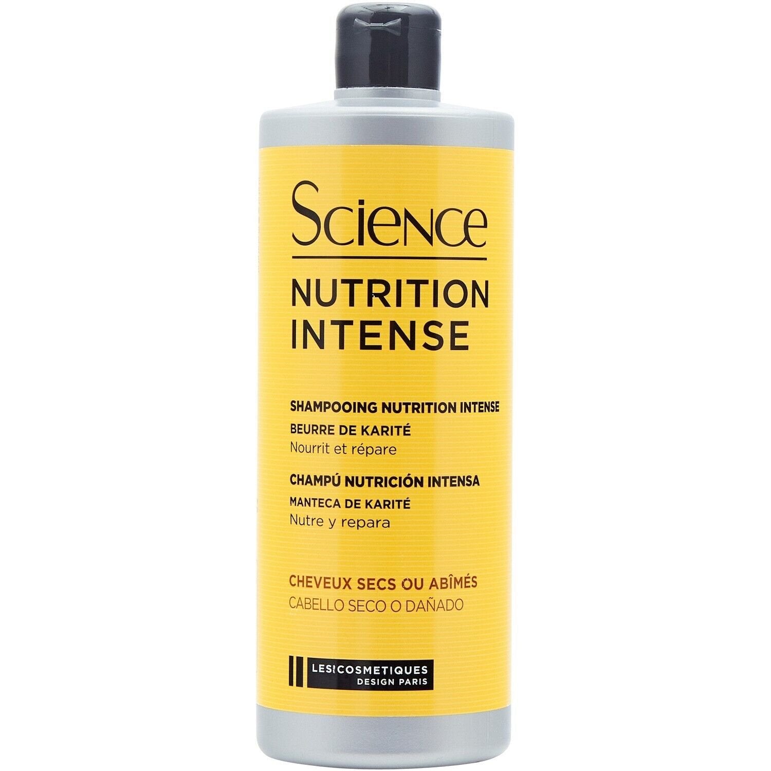 Shampoing Nutrition Intense Cheveux Secs Ou Abîmés Beurre de Karité LCS SCIENCE le flacon de 750mL