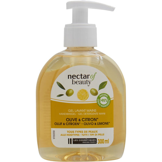 Savon Liquide Mains Olive et Citron NECTAR OF BEAUTY