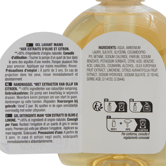 Savon Liquide Mains Olive et Citron NECTAR OF BEAUTY