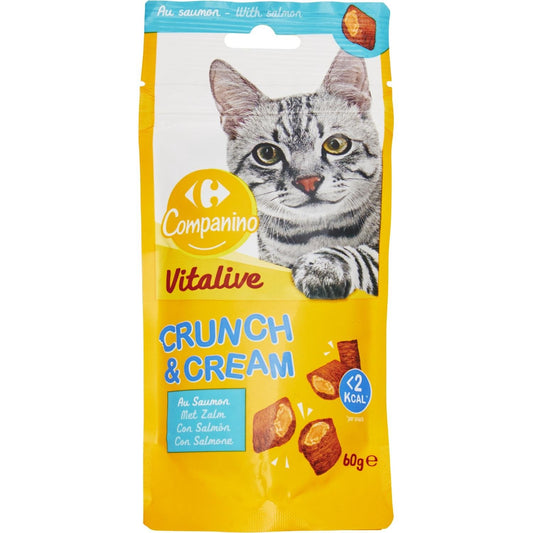 Friandises pour Chats au Saumon pour Chat au Saumons COMPANINO le sachet de 60g