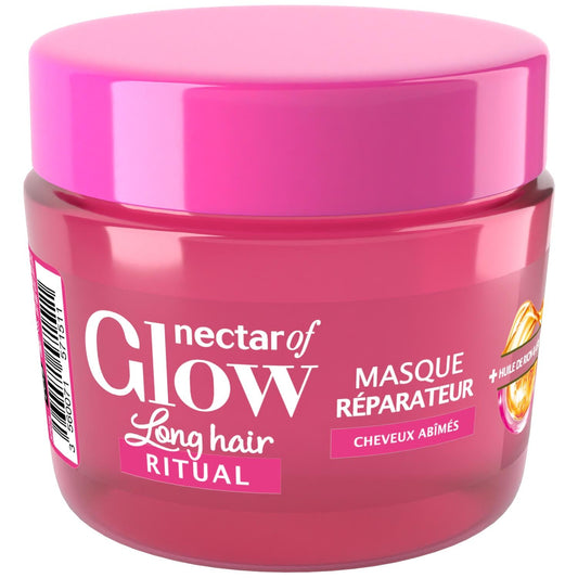 Masque réparateur à l'huile de ricin et à la kératine pour cheveux abîmés NESTAR OF GLOW 