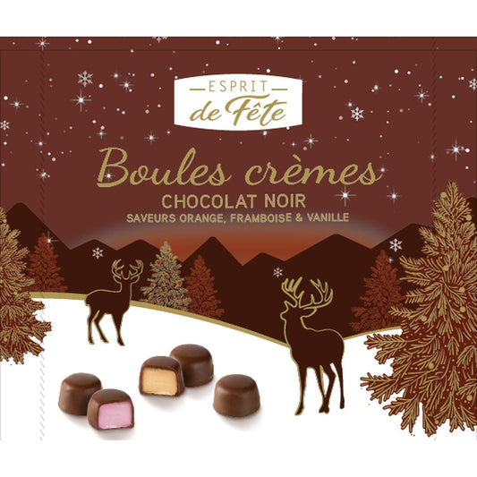 Assortiments chocolats ESPRIT DE FETE - Gamme de Noël 2025 la boite de 1Kg