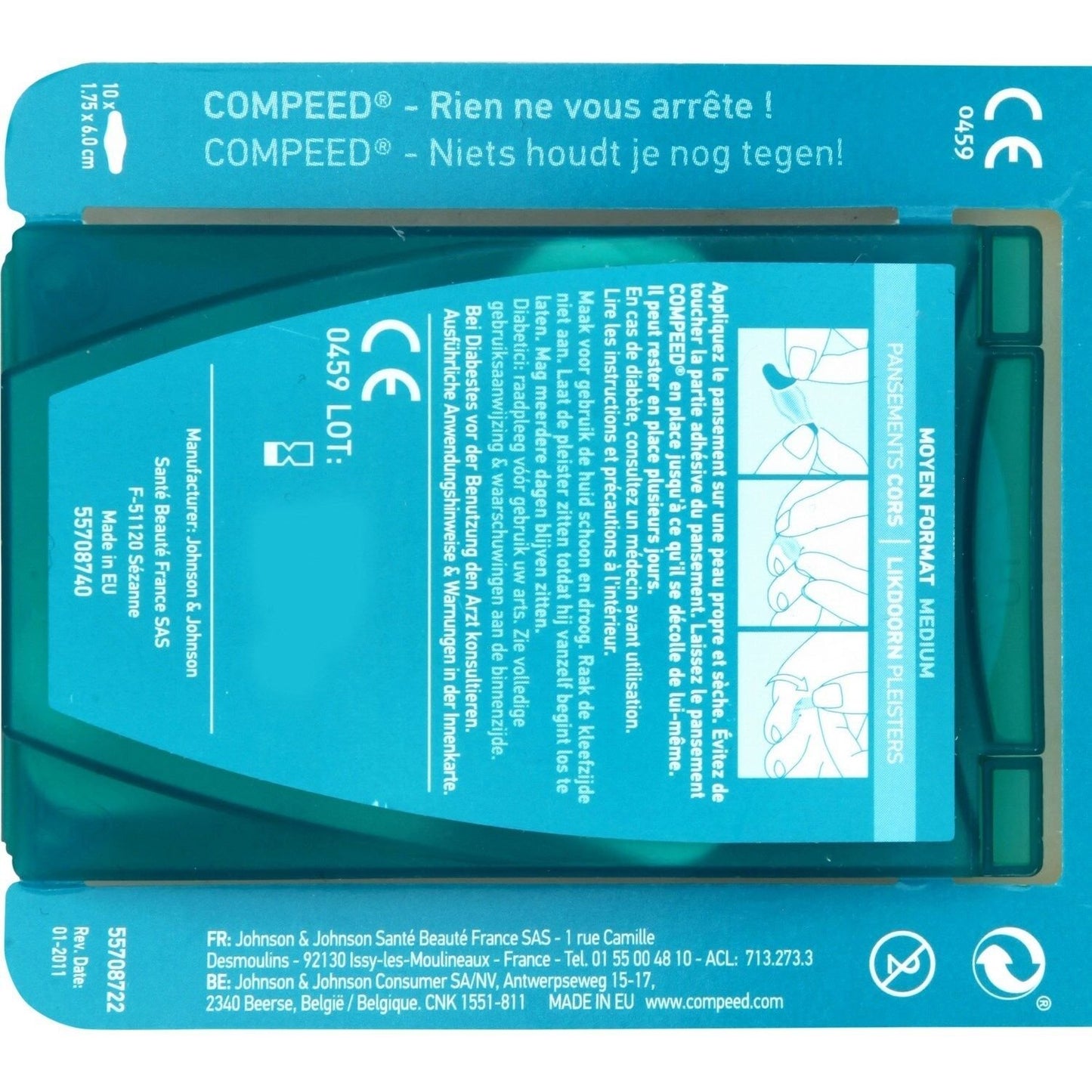 Pansements Cors Moyen Format COMPEED