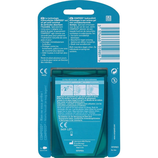 Pansements Ampoules Coussinet Soulagement Immédiat Sport Plante du Pied COMPEED