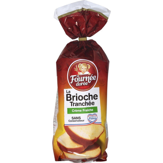 Brioche Tranchée Crème Fraîche LA FOURNEE DOREE le paquet de 500g