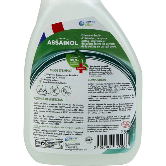 ASSAINOL Household Cleaner, Degreaser, Disinfectant, Kitchen Cleaner