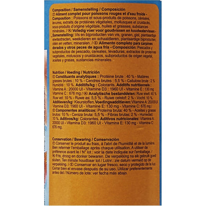 Aliment complet pour poissons rouges Flocons Complet Pour Poisson Rouge Vitalive Goldfish COMPANINO 