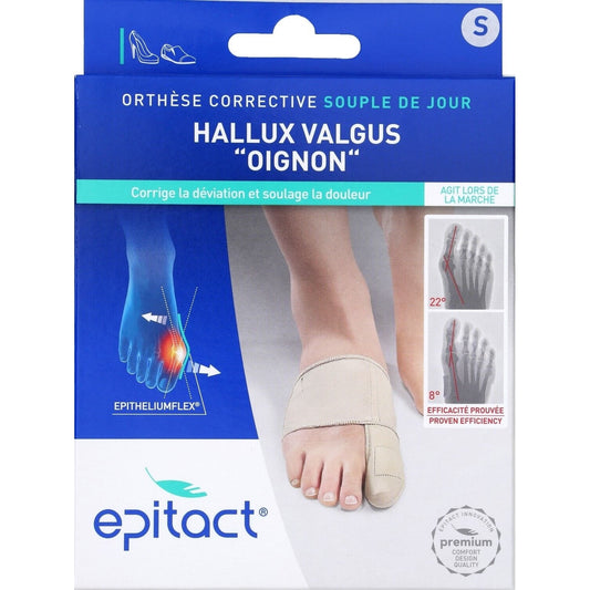 Orthèse Hallux Valgus Corrective Lavable Discrète Taille S Pied Gauche EPITACT 