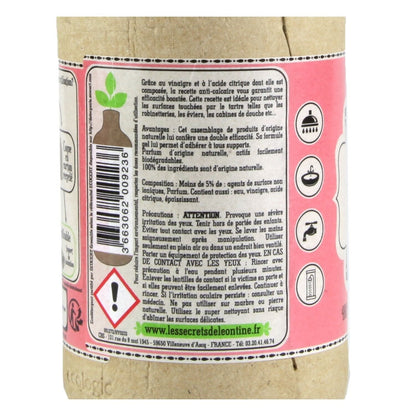 Nettoyant Ménager Anti-Calcaire Salle de Bain Cocktail de Fruits LES SECRETS DE LEONTINE