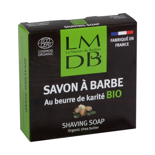Savon à Barbe Homme Beurre de Karité Bio LA MAISON DU BARBIER le savon de 80g