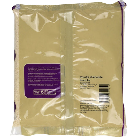 POP NUTS White Almond Powder