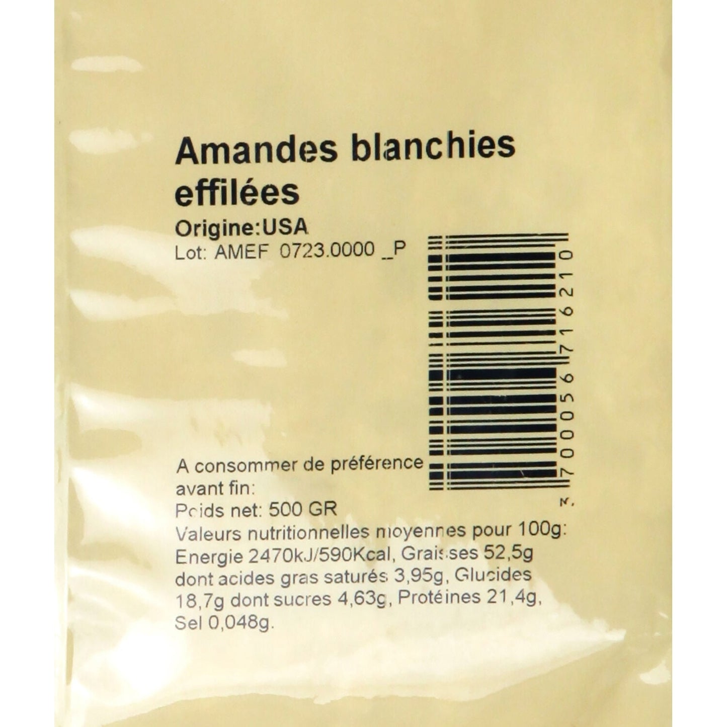 Amandes Blanches Effilées POP NUTS 