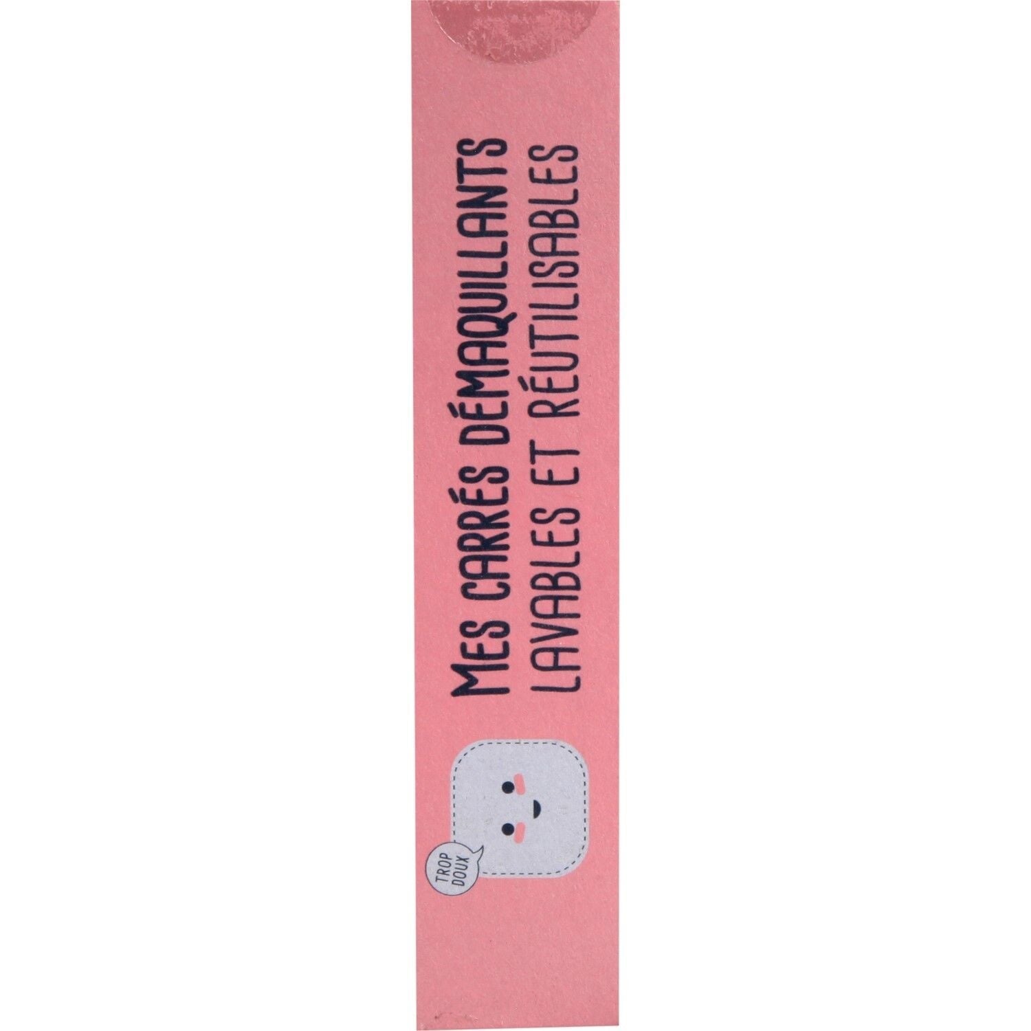 Lingettes Carrés Démaquillants Lavables Réutilisables Doux FEEL NATURAL 