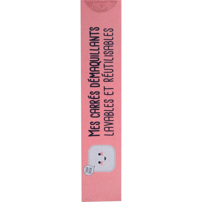 Lingettes Carrés Démaquillants Lavables Réutilisables Doux FEEL NATURAL 